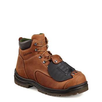 Red Wing King Toe 6-inch Safety Toe - Hnede Pracovne Cizmy Panske, RW353SK